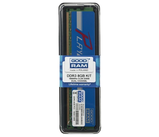 GOODRAM 8GB 1866MHz Play CL9 Niebieskie (2x4096) - 176067 - zdjęcie 2